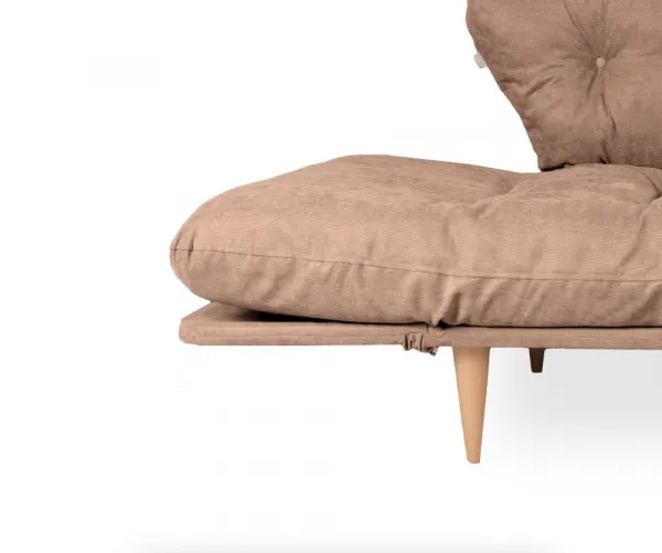 Trojmiestna rozkladacia pohovka Nina Daybed - Light Brown GR102
