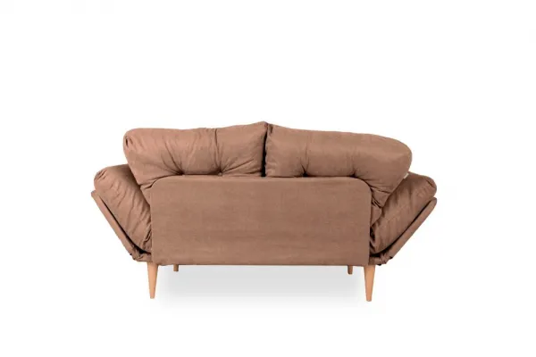 Trojmiestna rozkladacia pohovka Nina Daybed - Light Brown GR102