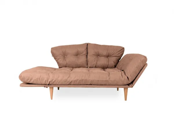 Trojmiestna rozkladacia pohovka Nina Daybed - Light Brown GR102