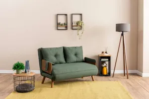 Dvojmiestna rozkladacia pohovka Cosmo 2-Seater - Green