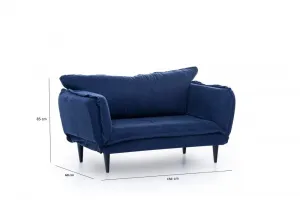 Dvojmiestna rozkladacia pohovka Vino Daybed - Navy Blue \GR125\01