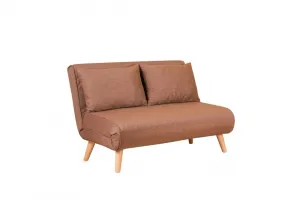 Dvojmiestna rozkladacia pohovka Folde 2-Seater - Brown