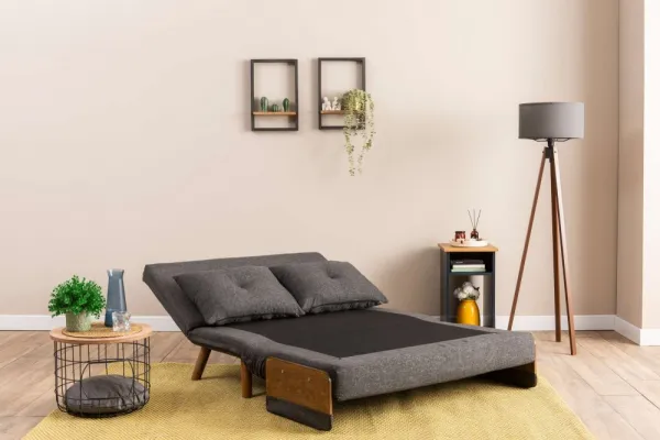Dvojmiestna rozkladacia pohovka Cosmo 2-Seater - Dark Grey