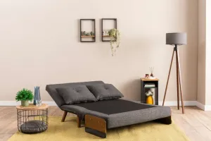 Dvojmiestna rozkladacia pohovka Cosmo 2-Seater - Dark Grey