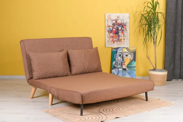 Dvojmiestna rozkladacia pohovka Folde 2-Seater - Brown