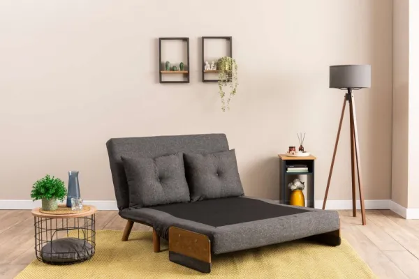 Dvojmiestna rozkladacia pohovka Cosmo 2-Seater - Dark Grey