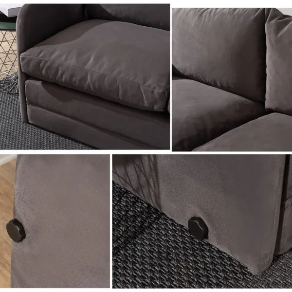 Dvojmiestna rozkladacia pohovka Saga 2-Seater - Grey