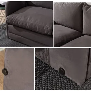 Dvojmiestna rozkladacia pohovka Saga 2-Seater - Grey