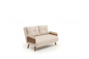 Dvojmiestna rozkladacia pohovka Cosmo 2-Seater - Cream
