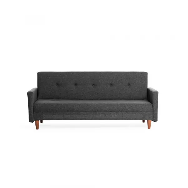 Trojmiestna rozkladacia pohovka Hiko - Dark Grey