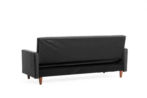 Trojmiestna rozkladacia pohovka Hiko - Dark Grey