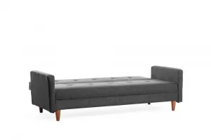 Trojmiestna rozkladacia pohovka Hiko - Dark Grey