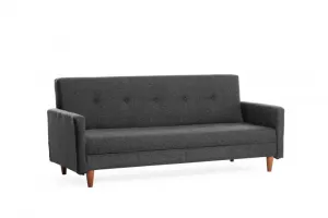 Trojmiestna rozkladacia pohovka Hiko - Dark Grey