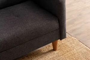 Trojmiestna rozkladacia pohovka Hiko - Dark Grey