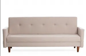 Trojmiestna rozkladacia pohovka Hiko - Cream