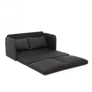 Dvojmiestna rozkladacia pohovka Saga 2-Seater - Dark Grey