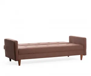 Trojmiestna rozkladacia pohovka Hiko - Brown
