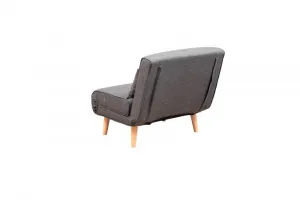 Rozkladacie kreslo Folde Single - Dark Grey