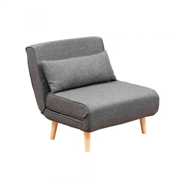 Rozkladacie kreslo Folde Single - Dark Grey