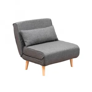 Rozkladacie kreslo Folde Single - Dark Grey