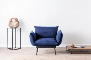 Kreslo ušiak Jax Solo - Navy Blue GR125
