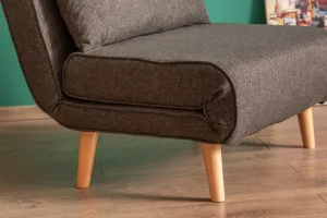 Rozkladacie kreslo Folde Single - Dark Grey