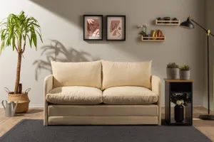 Dvojmiestna rozkladacia pohovka Saga XL 2-Seater - Cream