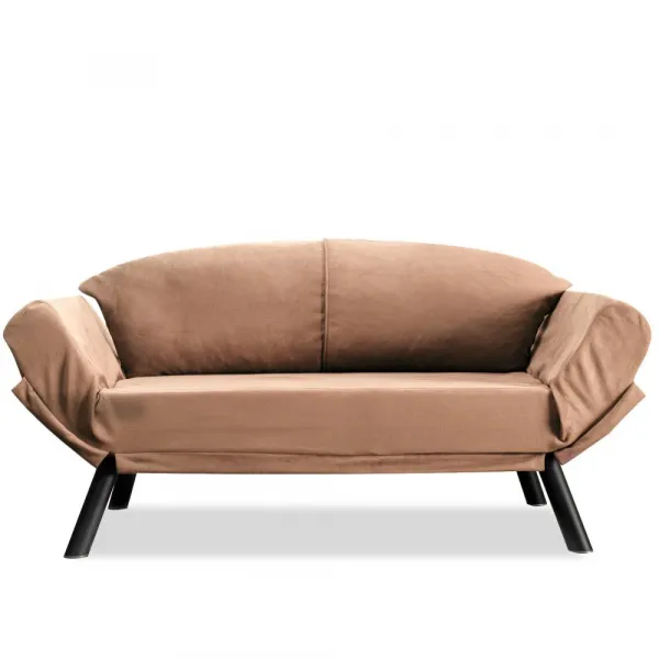 Dvojmiestna rozkladacia pohovka Genzo - Light Brown