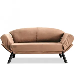 Dvojmiestna rozkladacia pohovka Genzo - Light Brown