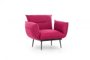 Kreslo ušiak Jax Solo - Dark Red GR105