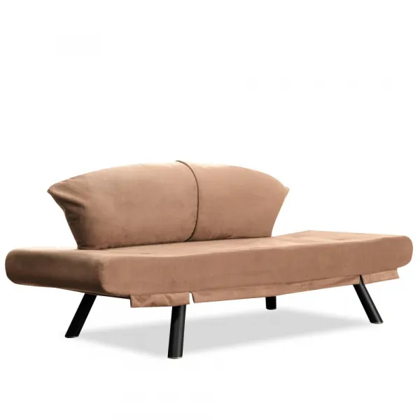 Dvojmiestna rozkladacia pohovka Genzo - Light Brown