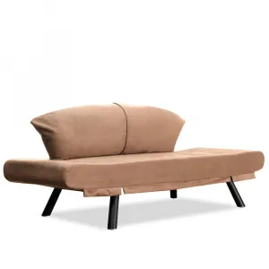 Dvojmiestna rozkladacia pohovka Genzo - Light Brown