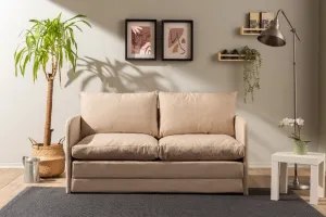 Dvojmiestna rozkladacia pohovka Saga XL 2-Seater - Beige
