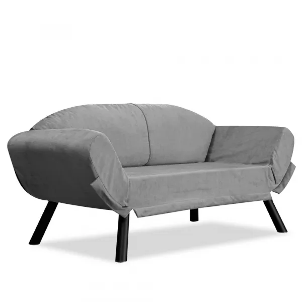 Dvojmiestna rozkladacia pohovka Genzo - Grey