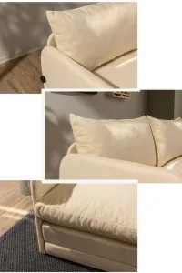 Dvojmiestna rozkladacia pohovka Saga 2-Seater - Cream