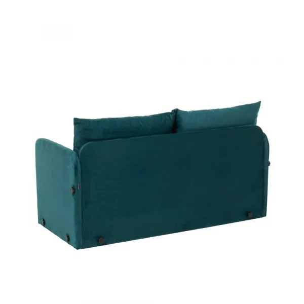 Dvojmiestna rozkladacia pohovka Saga XL 2-Seater - Petrol Green