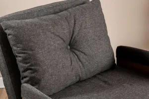 Rozkladacie kreslo Cosmo Single - Dark Grey