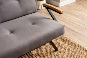 Trojmiestna rozkladacia pohovka Zven - Grey