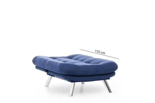 Kreslo / Jednomiestna pohovka Misa Solo - Navy Blue