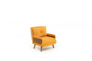 Rozkladacie kreslo Cosmo Single - Bohemian Mustard