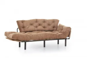 Trojmiestna rozkladacia pohovka Nitta Triple - Light Brown