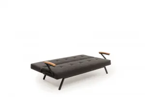 Trojmiestna rozkladacia pohovka Zven - Dark Grey