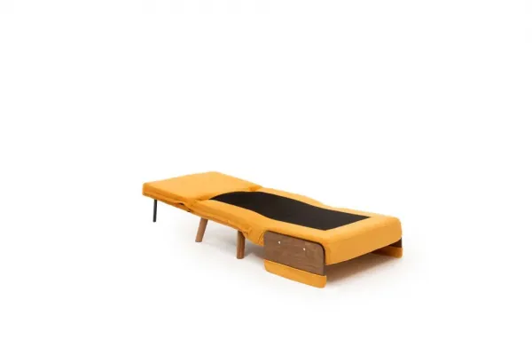 Rozkladacie kreslo Cosmo Single - Bohemian Mustard