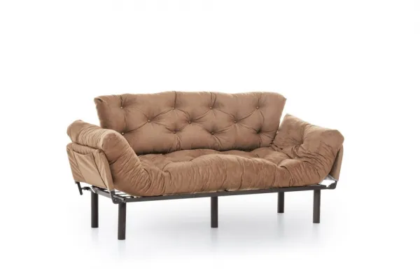 Trojmiestna rozkladacia pohovka Nitta Triple - Light Brown