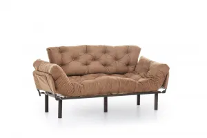 Trojmiestna rozkladacia pohovka Nitta Triple - Light Brown