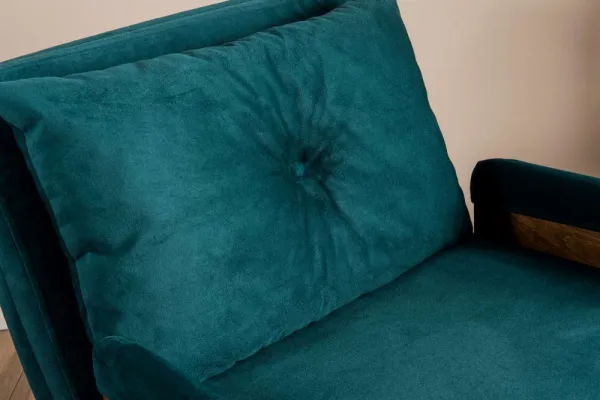 Rozkladacie kreslo Cosmo Single - Petrol Green