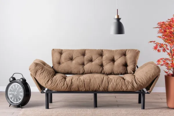 Trojmiestna rozkladacia pohovka Nitta Triple - Light Brown