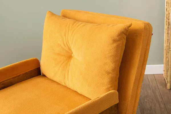 Rozkladacie kreslo Cosmo Single - Bohemian Mustard