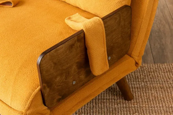 Rozkladacie kreslo Cosmo Single - Bohemian Mustard