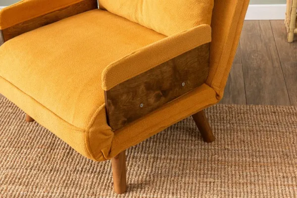 Rozkladacie kreslo Cosmo Single - Bohemian Mustard